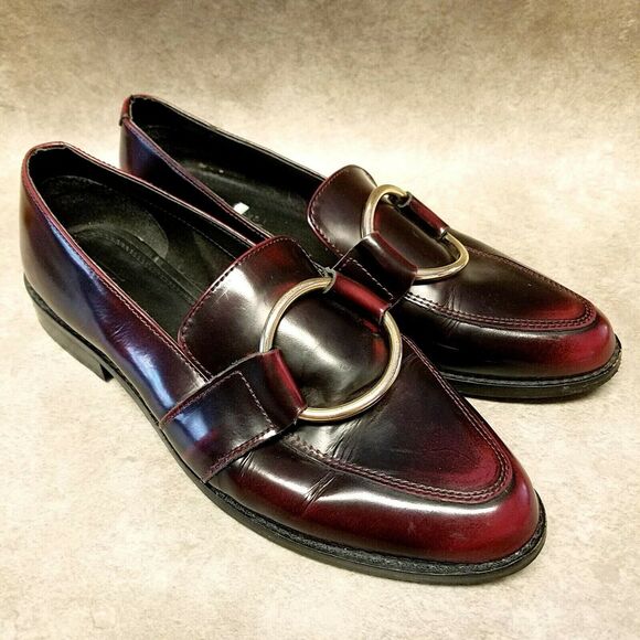 ASOS Womens  1103486 Size 7 Reddish Brown  Slip On Loafers - Picture 1 of 10